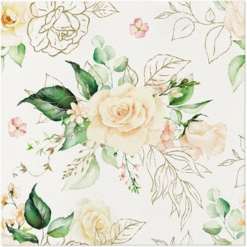 PAW Airlaid AAN123500 Romantic Event servítka 40x40cm