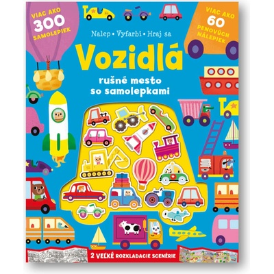 Vozidlá rušné mesto so samolepkami