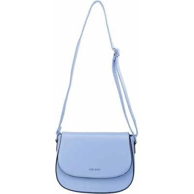 PAOLA dámska crossbody koženková kabelka Nebeská modrá
