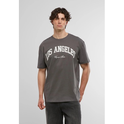 Mister Tee Тениска L. A. College Oversize Tee magnet XXLUB-MT2462-03516 - Тъмносив, размер XL