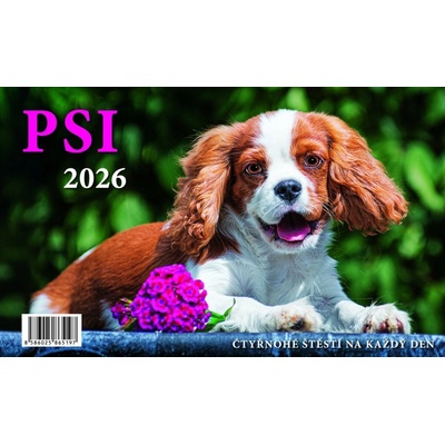 Psi stolní 23 x 14 cm 2026