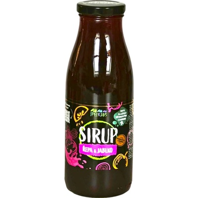 The Pelikans Sirup řepa jablko s třtinovým cukrem 0,5 l