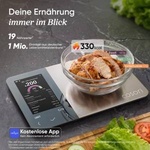 Cosori Stainless Steel Digital Kitchen Scale, Nutrition Scale App, USB Rechargeable, XL - CNS-R002S-S Кухненски везни