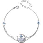 Silenti Jewelry Сребърна гривна "Месечина