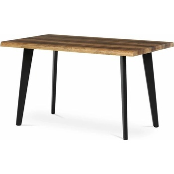 Autronic Ethereal HT-F4413 OLW Stůl 130 x 80 x 75 cm MDFstaré dřevo kov černý lak