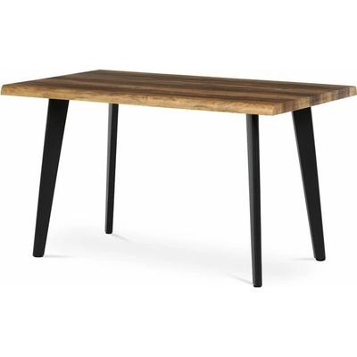 Autronic Ethereal HT-F4413 OLW Stůl 130 x 80 x 75 cm MDFstaré dřevo kov černý lak