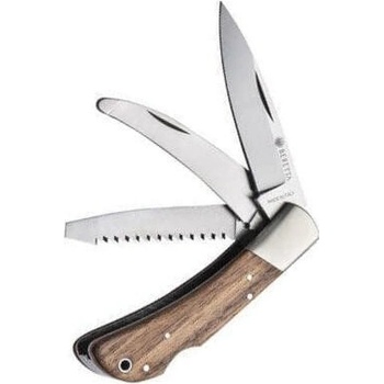 Beretta Duiker Three Blade Knife Wood