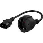 PowerWalker Захранващ кабел IEC320 C14 към Shuko 220V