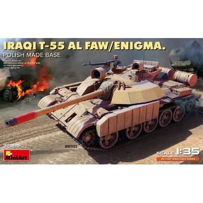 Made MiniArt Iraqi T-55 AL FAW/Enigma. Polish Base 1:35