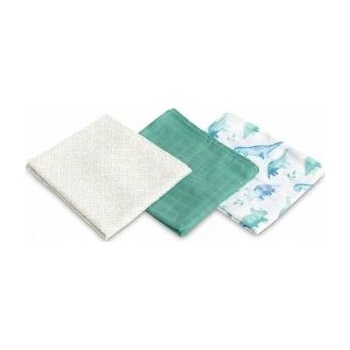 Sensillo BAMBOO DIAPER 3-pack DINO GREEN 70X80