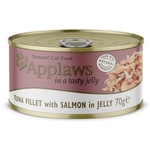 Applaws Tuna with Salmon in jelly - Месни хапки консерва за котки с риба тон и сьомга в желе - 70 гр - 1049CE-A