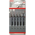Bosch Нож за зеге Bosch с T-захват 58/83 мм, 12.7 TPI, 5 бр. , криволинейно, T 119 BO- 2 608 630 310