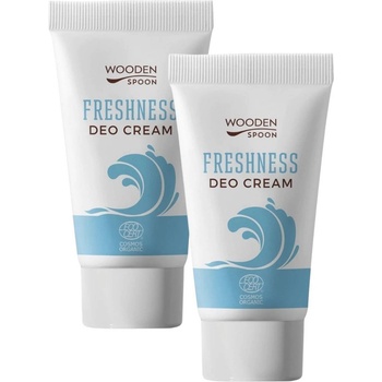Image 1 of Wooden Spoon Freshness deo cream 2x40 ml