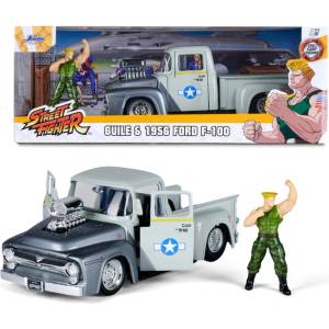 Jada Toys Ford F-100 и Guile от Street Fighter - комплект Jada 1: 24