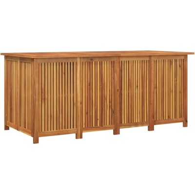 Градинска кутия за съхранение 175x80x75 см акациево дърво масив