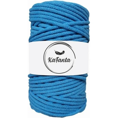 Bavlnená šnúra KaFanta 5 mm - tyrkysová