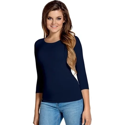 Babell Дамска блуза в тъмносин цвят ManatiEH-6558-GRANATOWY - Тъмносин, размер S