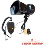 Paolo Сирена с микрофон 12v - jk529 (4801) - steficenter