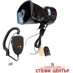 Paolo Сирена с микрофон 12v - jk529 (4801) - steficenter