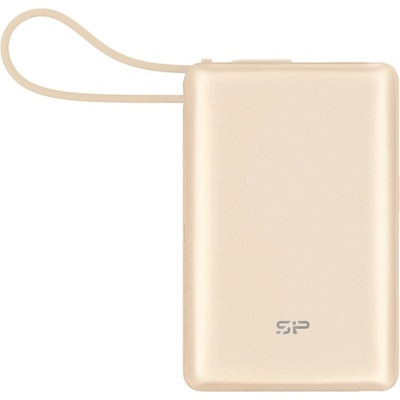 Silicon Power Bъншна батерия /power bank/ Silicon Power CP10, 10 000mAh, жълта, 1x USB-A(м), 1x USB-C(м), 1x USB-C(ж) (SP10KMAPBKCP101C)