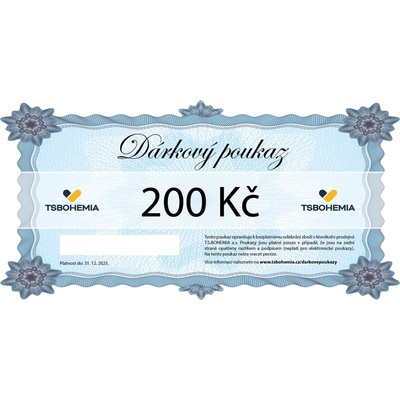 Dárkový poukaz T.S.BOHEMIA 200 Kč TSB0200