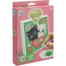 Grafix diamantové malování sada 15×15 cm kočky
