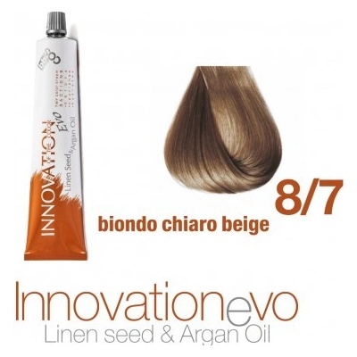BBcos Innovation Evo farba na vlasy s arganovým olejom 8/7 100 ml