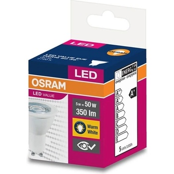 Image 1 of OSRAM LED крушка Osram, GU10, 5W, 350 lm, 2700K