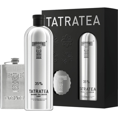 Tatratea Original Light 35% 0,7 l (darčekové balenie ploskačka)