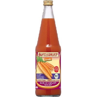 Beutelsbacher Bio mrkvová šťava Rodelika 99% 0,7 l