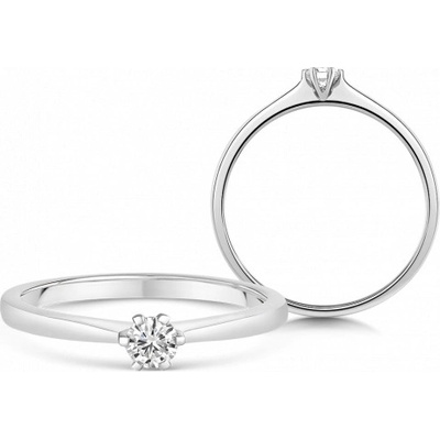 Sofia Diamonds zlatý zásnubný prsteň s diamantom UDRG46873W H I1