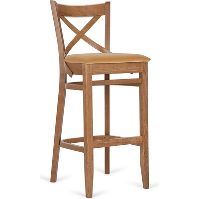 Paged Classic H-5245 Seat Uph Back Wood buk morený / látka kat. 2