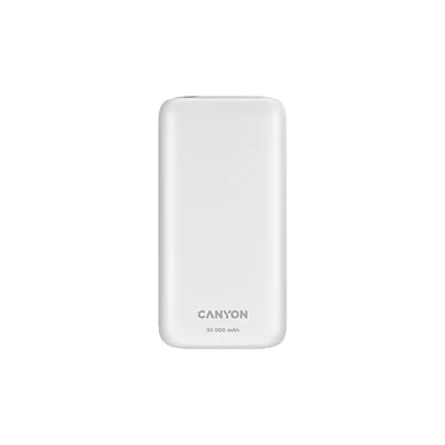 CANYON PB - 301 Power bank 30000mAh Li-poly battery, Input Micro: DC5V/2A, 9V/2A Input Type c PD пјљ DC5V/3A, 9V/2AпјЊ Output Type C PD: 5V/3A, 9V/2.2A, 12V/1.5AOutput USB A1+USBA 2 : 5V3A, 5V/4.5A, 4.5V/ (CNE-CPB301W)