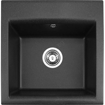 Alveus 1149113 - Кухненска мивка GEM 50x50 см гранит/черен (AV0066)