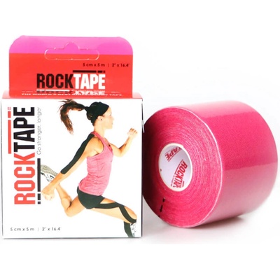 RockTape kineziologický tejp růžový 5 cm x 5 m