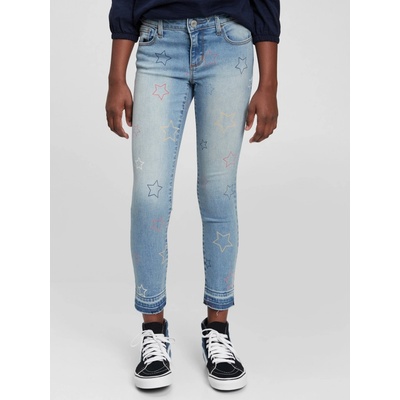 Gap Dětské skinny džíny hvězdy Modrá