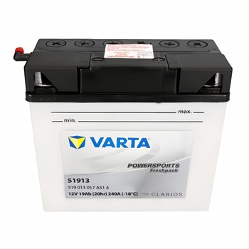 VARTA Powersports Freshpack 12V 19Ah right+ 51913 5190130 519013017A514 17
