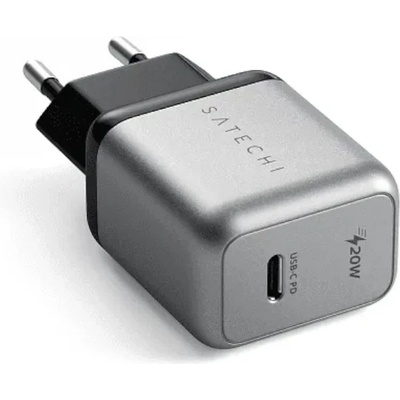 Satechi Зарядно Satechi, USB-C, PD 20W, Сиво-черно (STH21)