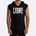 LEONE 1947 Суичър Leone Hoody Sleeveless Black-White - L