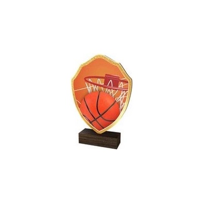 Poháry Bauer Dřevěná plaketa TFRW009 Basketball