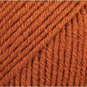 DROPS Design Cotton Merino Uni Colour 25 Rust Плетива прежда (105125)