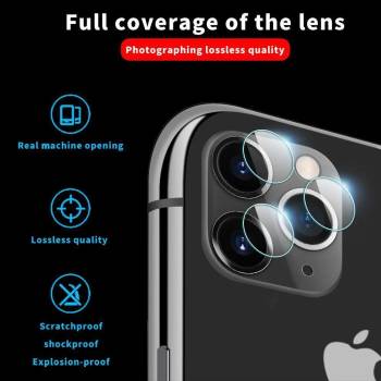 Forcell Удароустойчив Протектор за Камерата на iPhone 11, Single Cam Glass, Прозрачен (5900103511403)