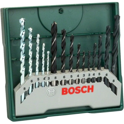 Bosch Комплект свредла Bosch - Mini X-Line, 15 части (2607019675)