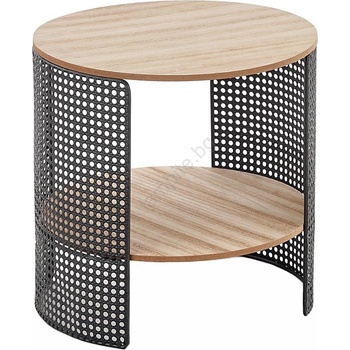 Halmar Холна масичка TRAFICA 41 x 41 см черна/бежова (HA0015)