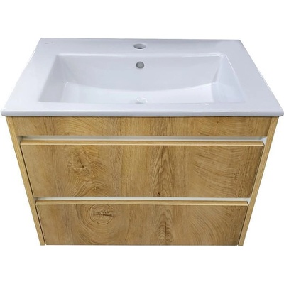 Triano Шкаф долен ЕМА 65, цвят 5414 с 2 чекмеджета и умивалник Linea 65cm (73865)