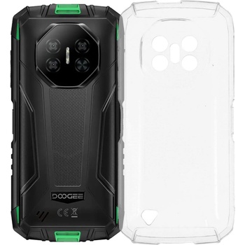 DOOGEE Калъф с протектор за Doogee Fire 3 Pro - мек TPU удароустойчив калъф, прозрачен или черен