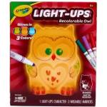 Crayola Crayola: Измиваема нощна лампа за оцветяване - бухал (74-7850)