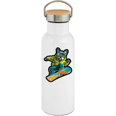 123TRIKO termoska Psí freestyle,černý potisk 500 ml narozeniny