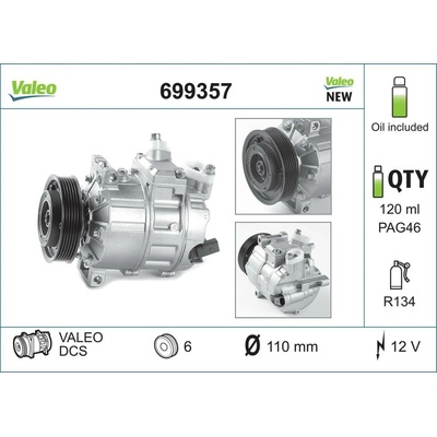 Kompresor klimatizace VALEO 699357
