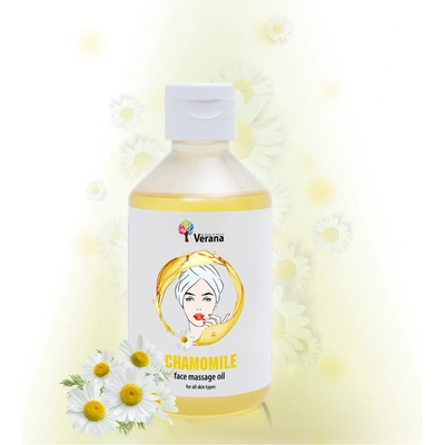 Verana Masážny olej na tvár Kamilka, 250 ml